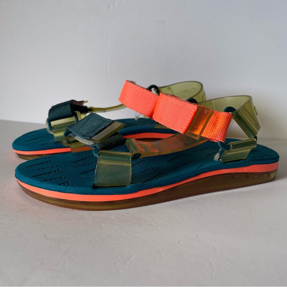 Melissa Blue Rider Strap Sandals Size 9